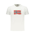 Napapijri White Cotton Men's T-Shirt