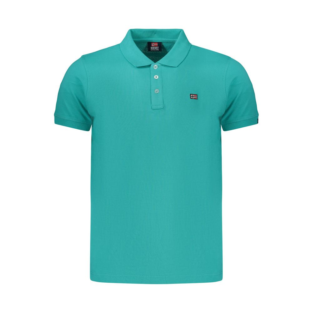 Norway 1963 Green Cotton Men Polo