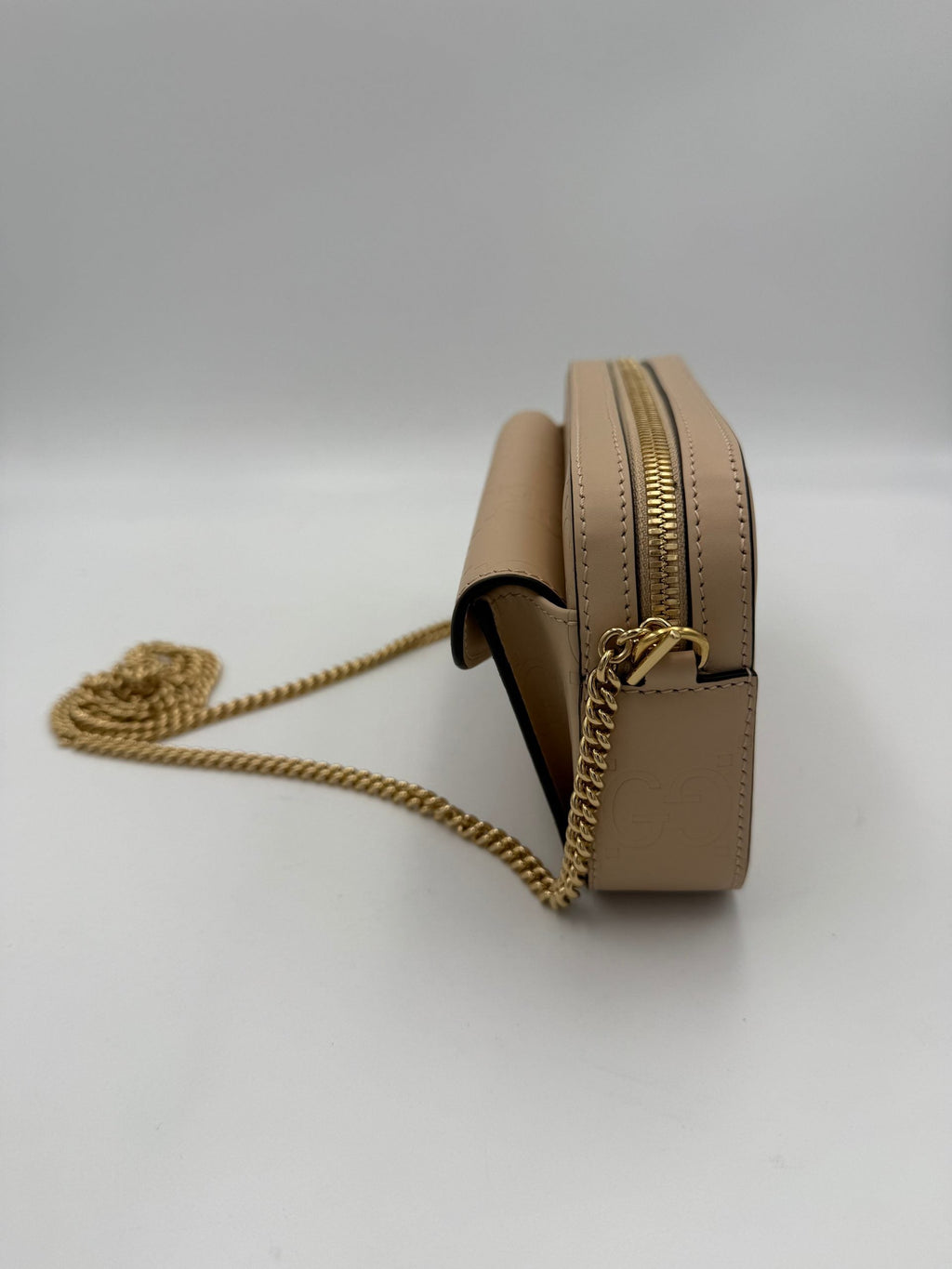 Gucci GUCCI GG Jumbo Beige with Front Pocket Shoulder Bag