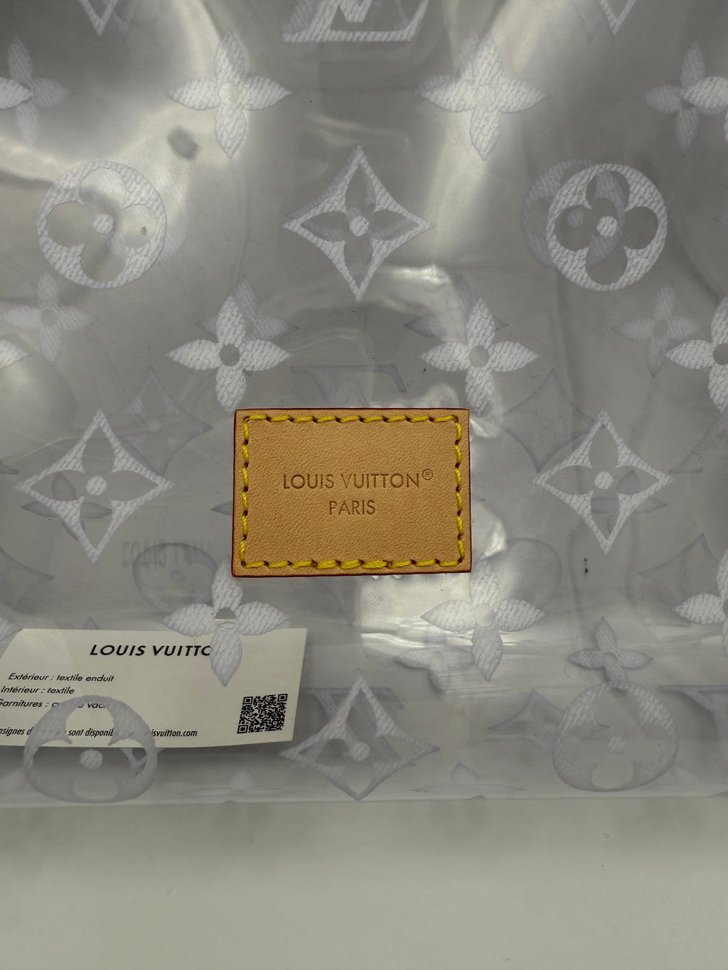 Louis Vuitton LOUIS VUITTON Monogram Transparent Pochette