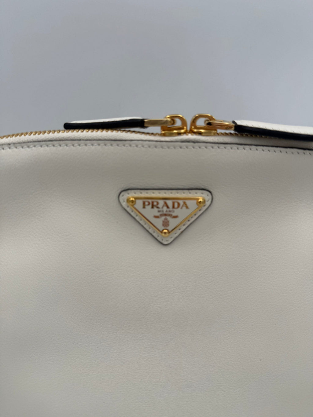 Prada Bauletto BOWLING in Leather Handbag
