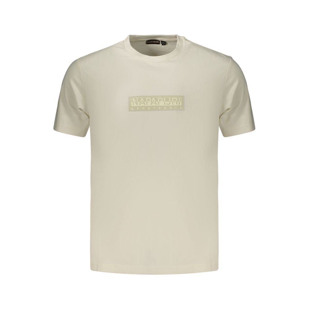Napapijri White Cotton Men's T-Shirt