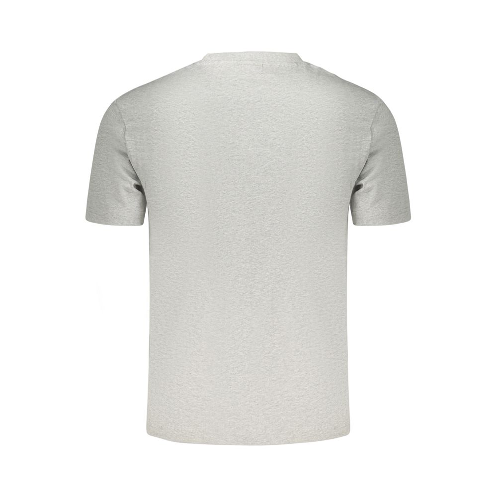 Napapijri Gray Cotton Men's T-Shirt