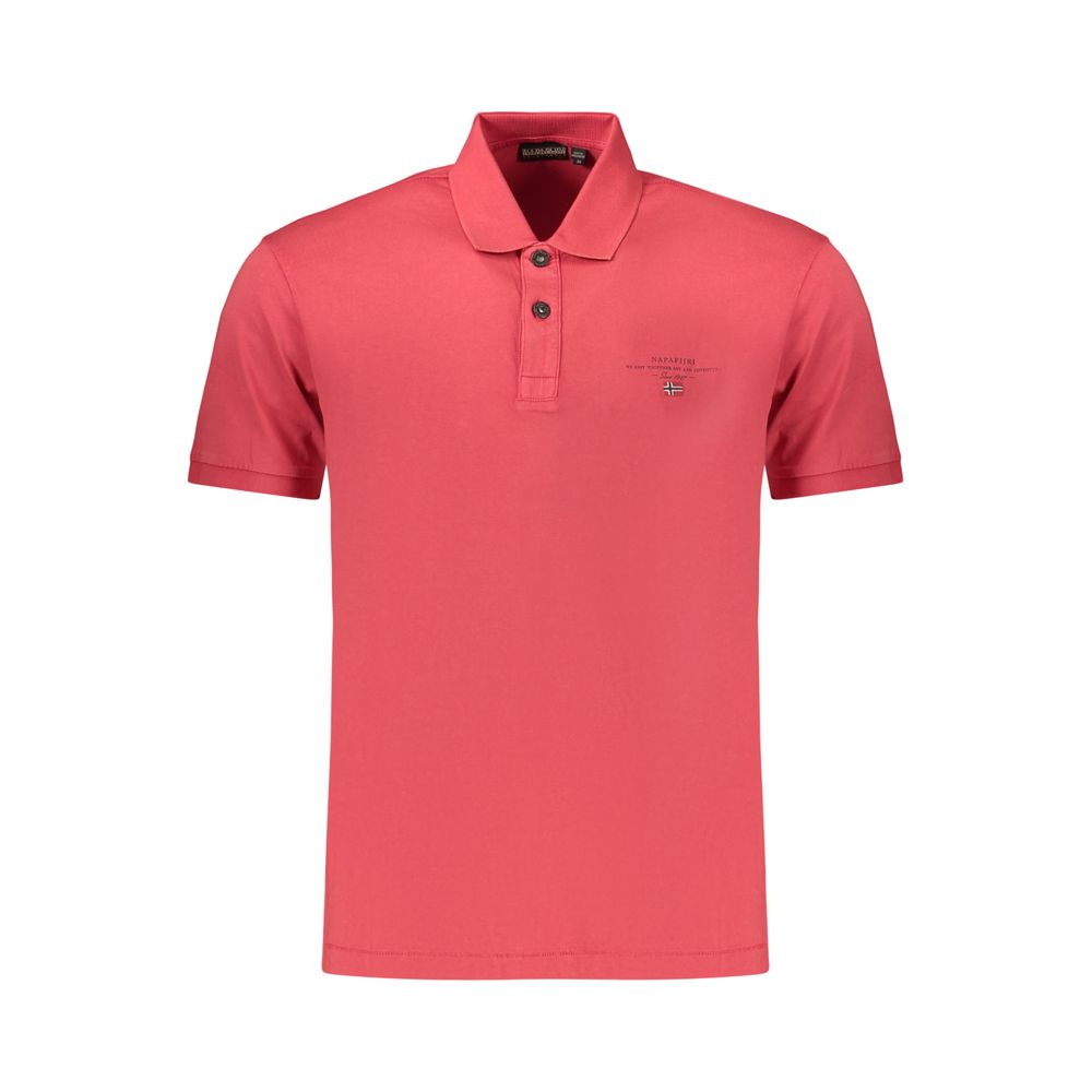 Napapijri Rosso Cotton Men's Polo