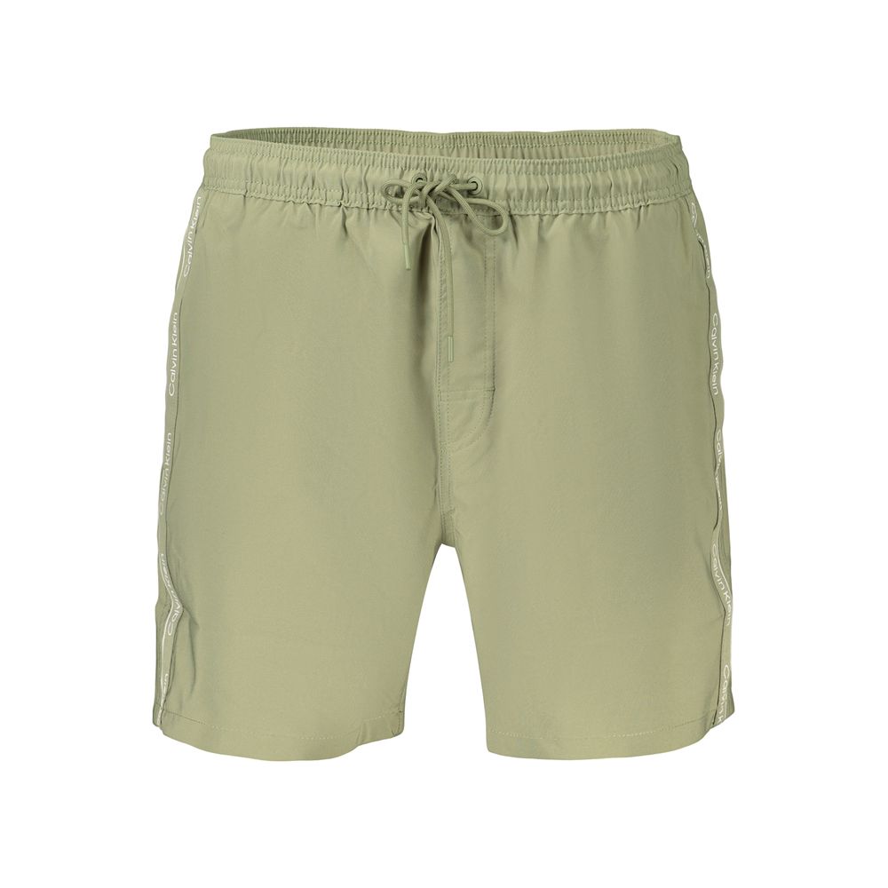 Calvin Klein Green Polyester Men's Swim Short