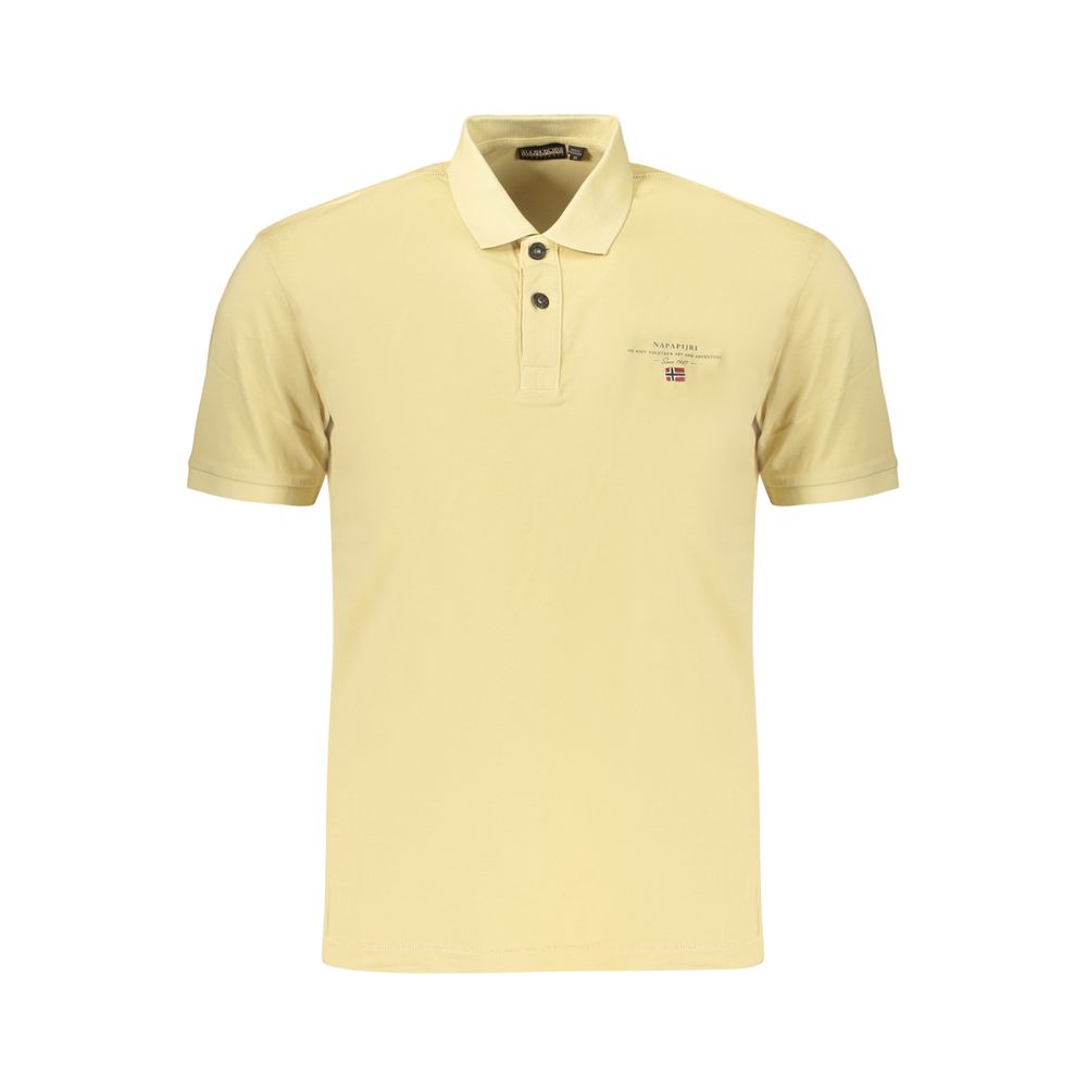 Napapijri Beige Cotton Men's Polo