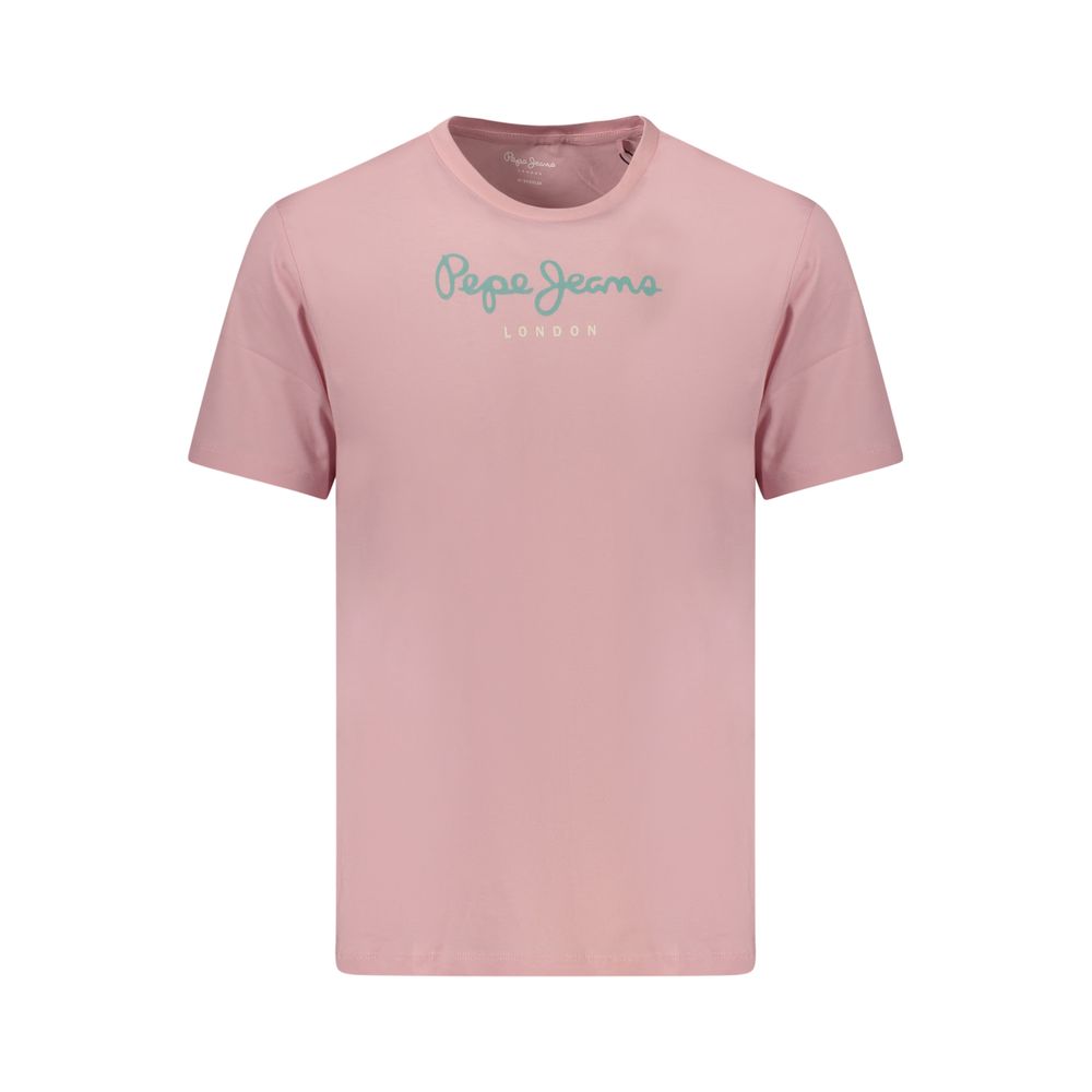 Pepe Jeans Pink Cotton Men's T-Shirt