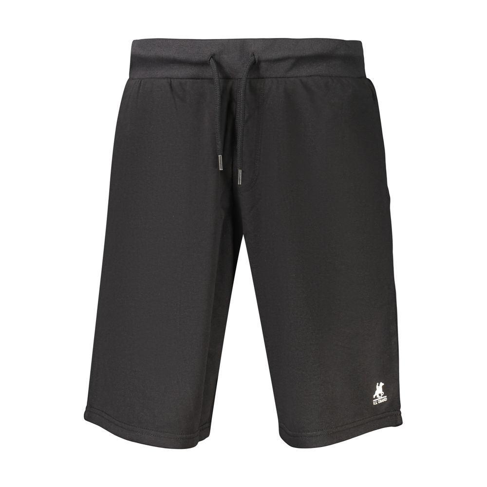 U.S. Grand Polo Black Cotton Men's Sweatpants