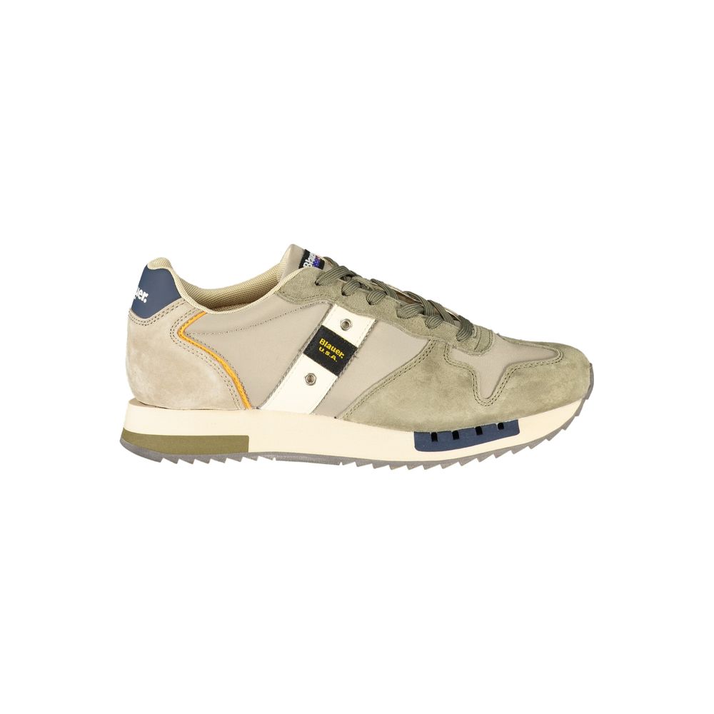 Blauer Verde Poliuretano Uomo Sneaker