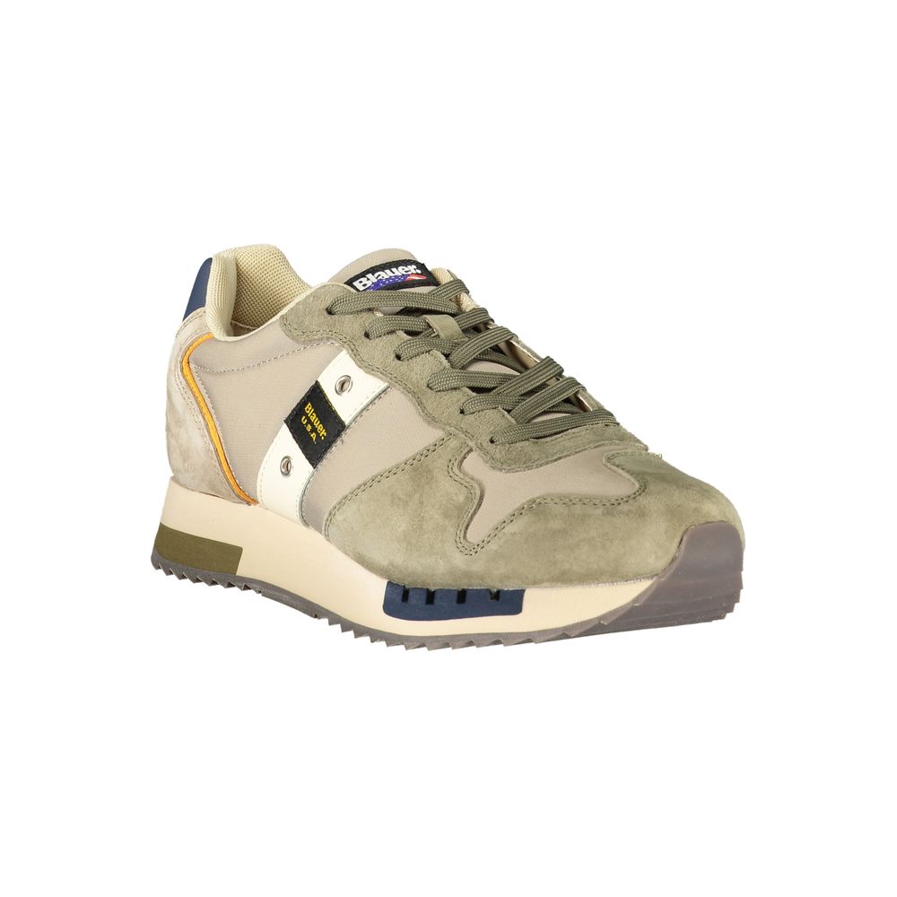 Blauer Verde Poliuretano Uomo Sneaker