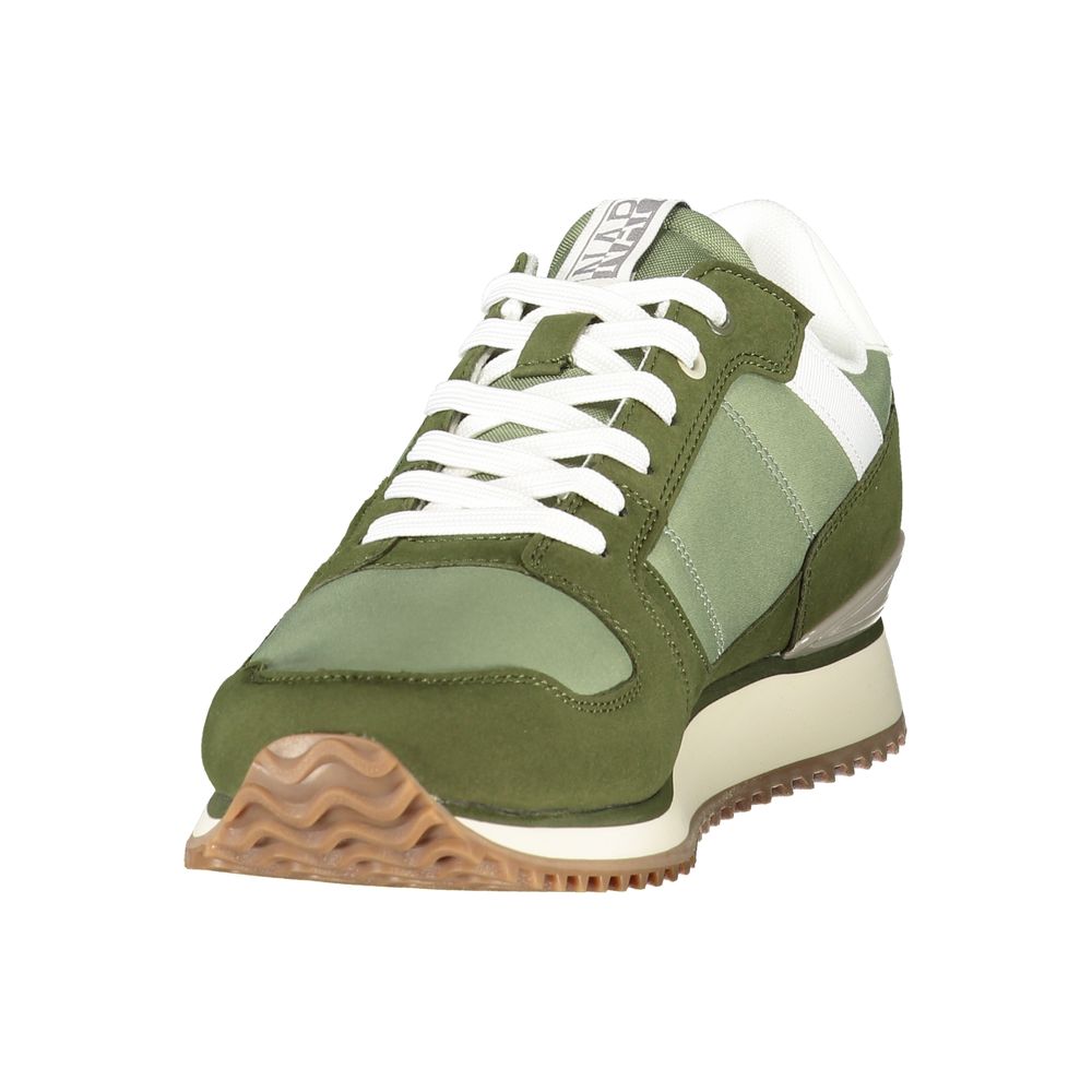 Napapijri Green Polyurethane Men's Sneaker
