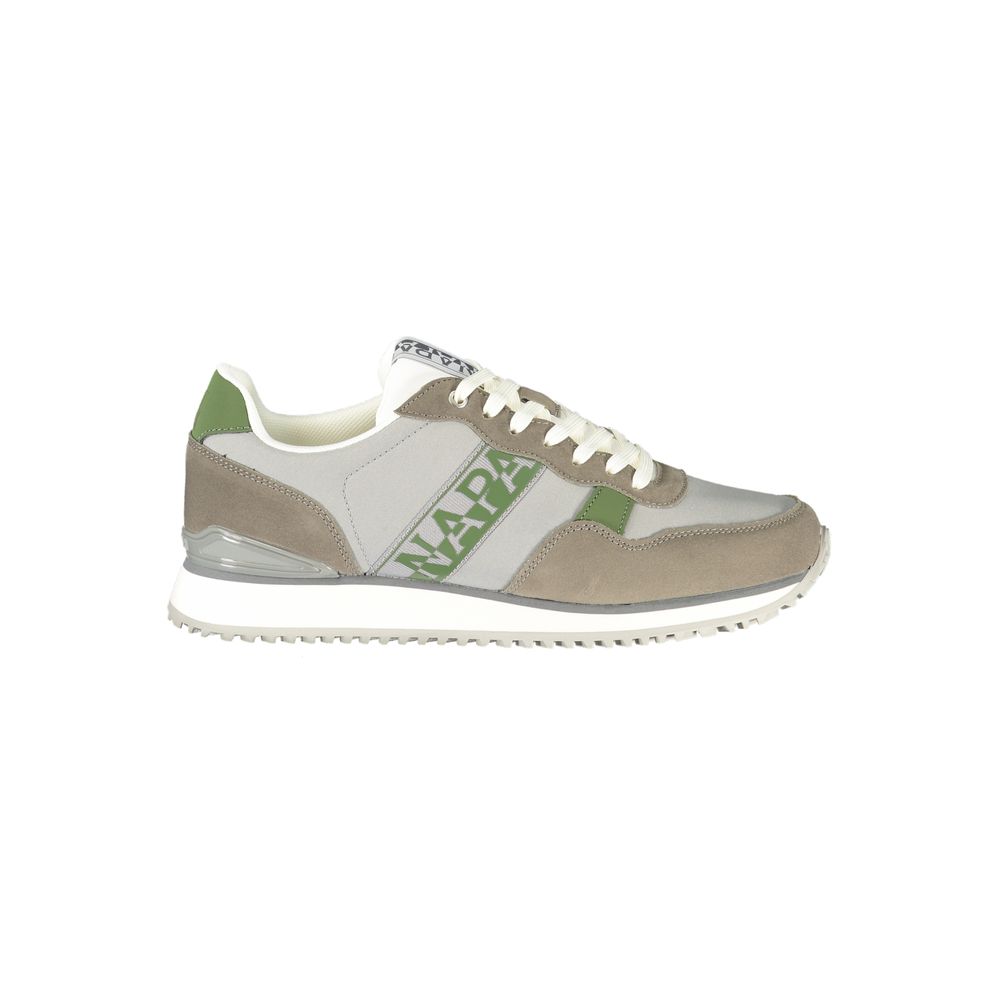 Napapijri Gray Polyester Men's Sneaker