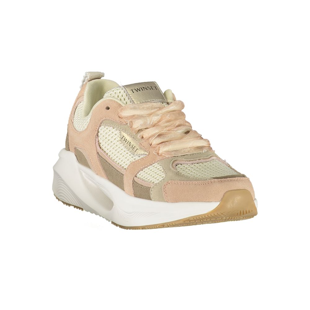Twinset Pink Fabric Women's Sneaker Twinset