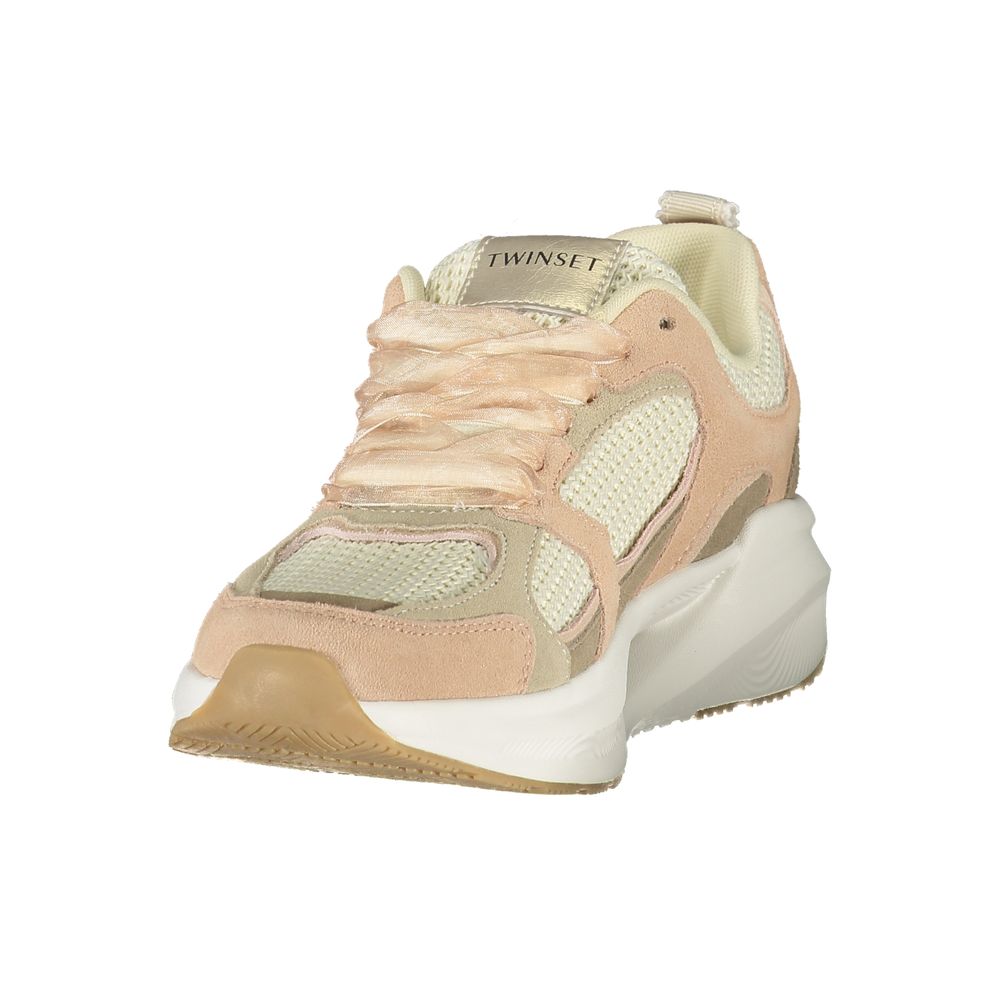 Twinset Pink Fabric Women's Sneaker Twinset