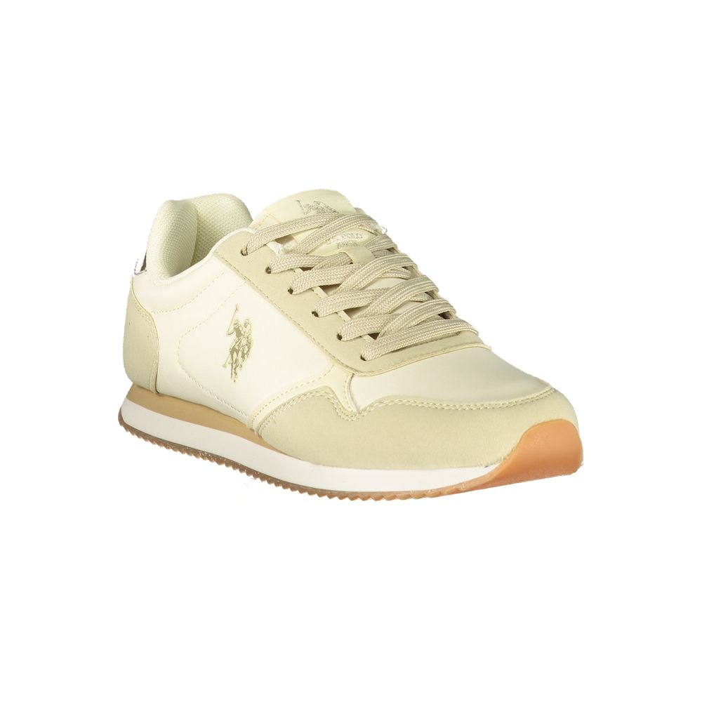 U.S. POLO ASSN. Beige Polyurethane Women's Sneaker