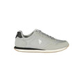U.S. POLO ASSN. Gray Polyurethane Men's Sneaker