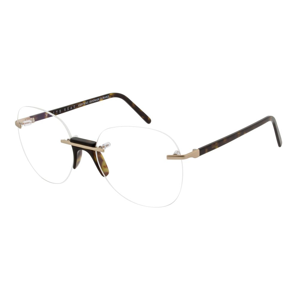 Andy Wolf Gold Metal & Plastic Glasses (Frames)