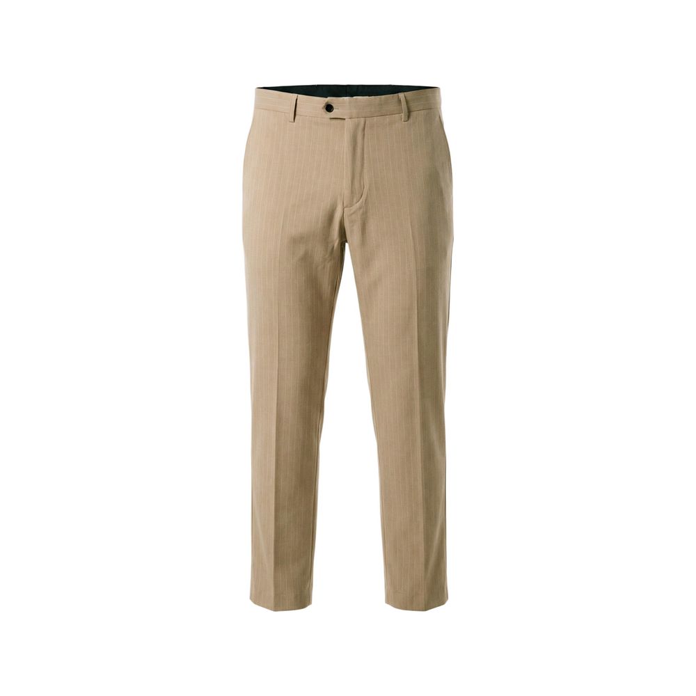 Mulish Beige Polyester Two-Piece Suit
