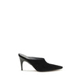 Balenciaga Black Suede Leather Mules