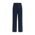 Valentino Garavani Blue Cotton Casual Pants