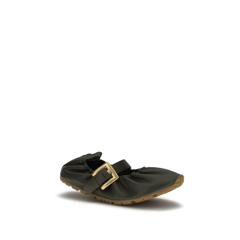 Balmain Bicolor Lamb Ovis Aries Aries Ballet Flats