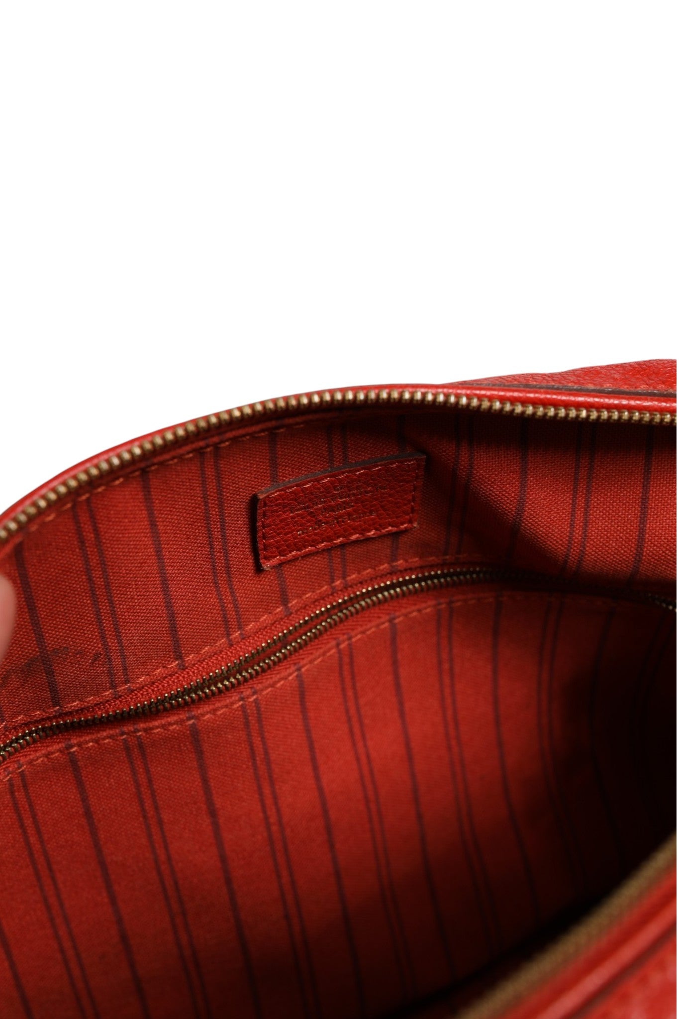 Louis Vuitton Red Monogram Empreinte Speedy Bandouliere 30