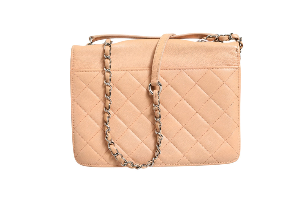 Chanel Goatskin Quilted Small CC Box Flap Bag