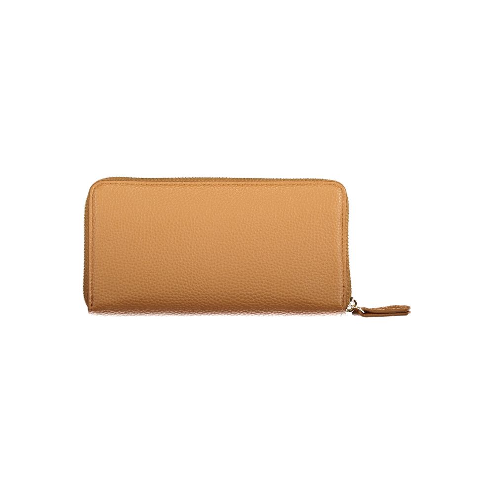 Mario Valentino Brown Polyurethane Women's Wallet