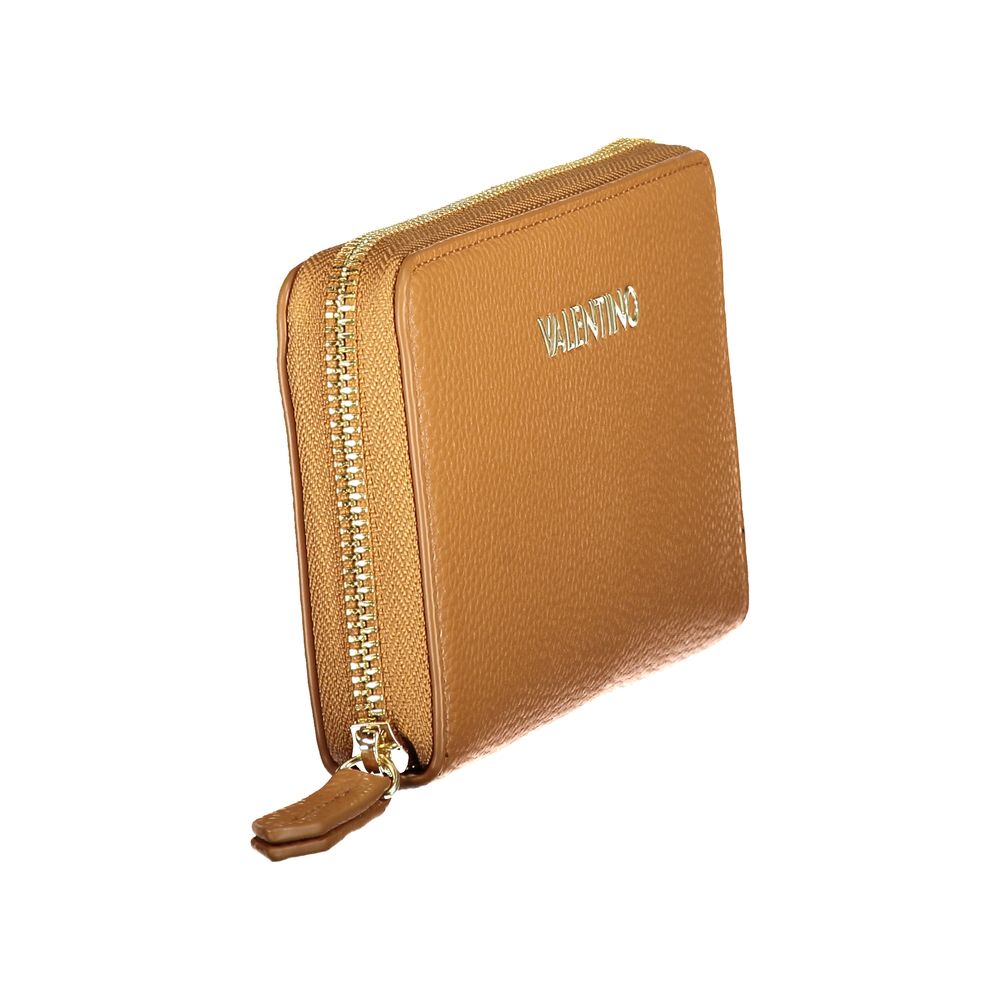 Mario Valentino Brown Polyurethane Women's Wallet