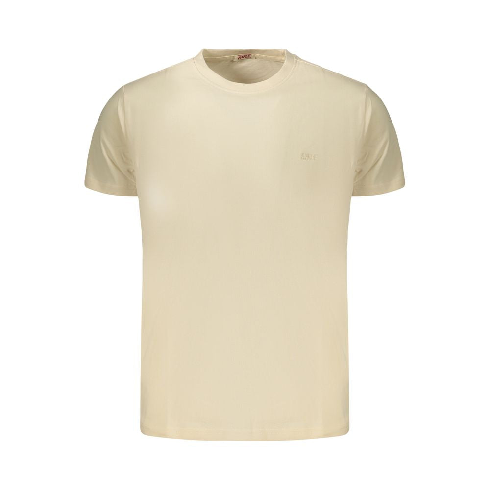 Rifle Beige Cotton Men's T-Shirt