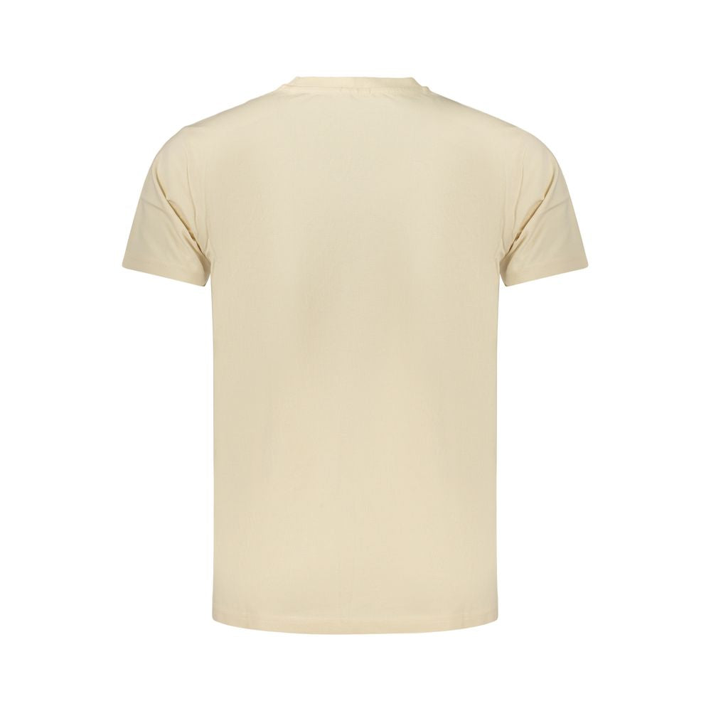 Rifle Beige Cotton Men's T-Shirt