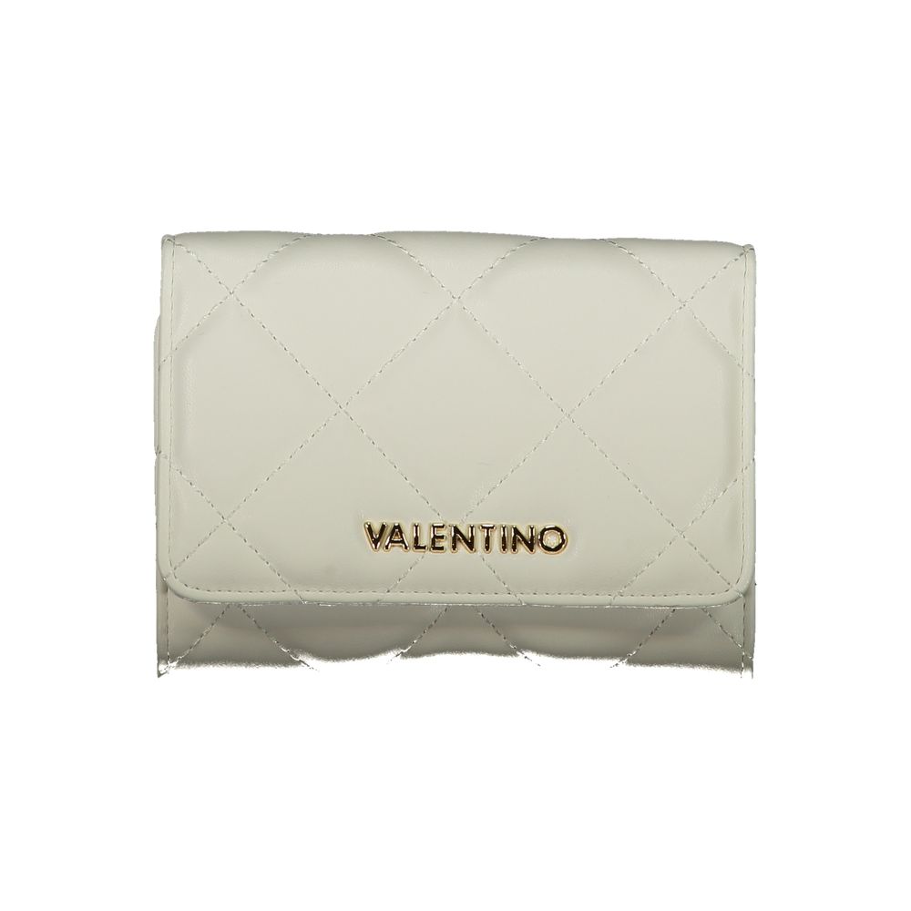 Mario Valentino Bianco Polyurethane Women's Wallet