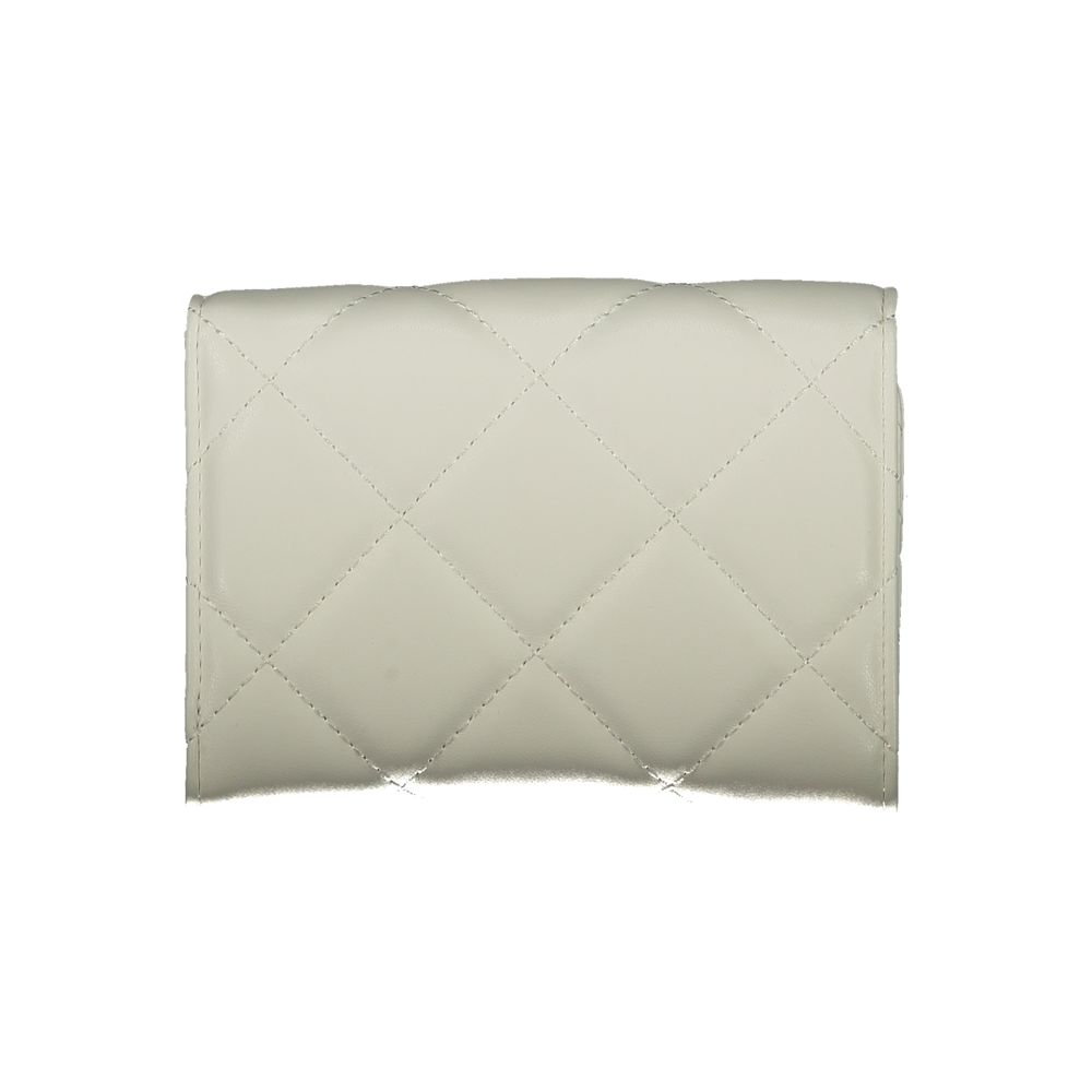 Mario Valentino Bianco Polyurethane Women's Wallet