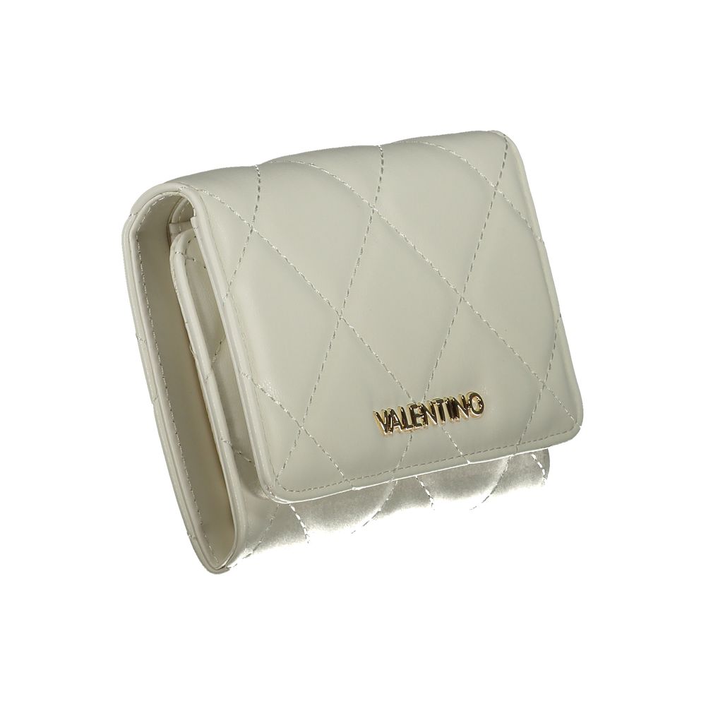 Mario Valentino Bianco Polyurethane Women's Wallet