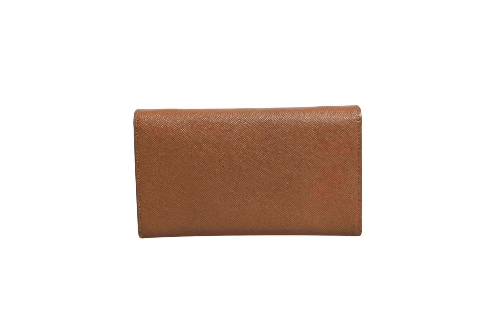 Prada Brown and Gold Wallet Strap