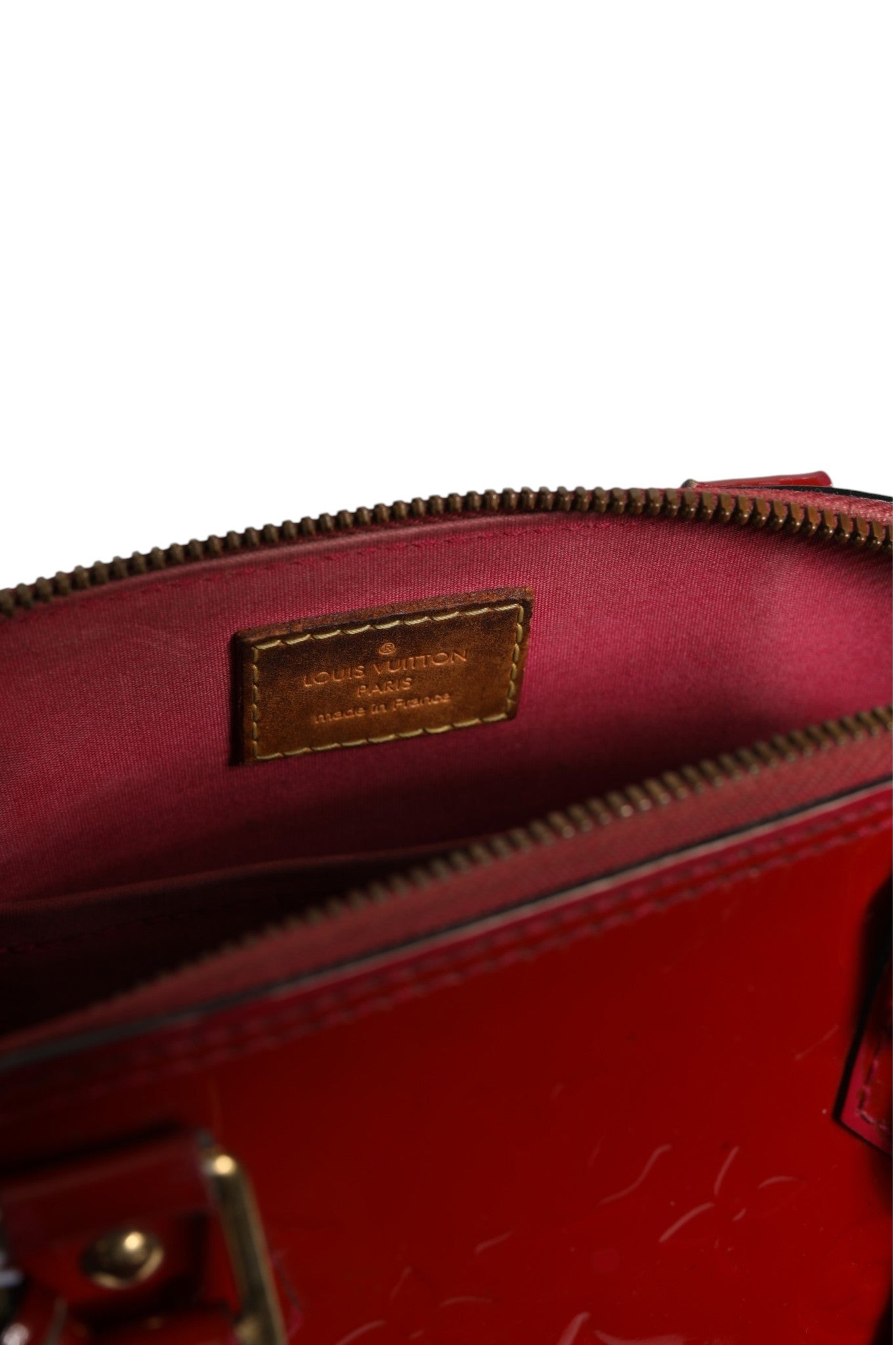Louis Vuitton Pomme D'Amour Monogram Vernis Alma BB