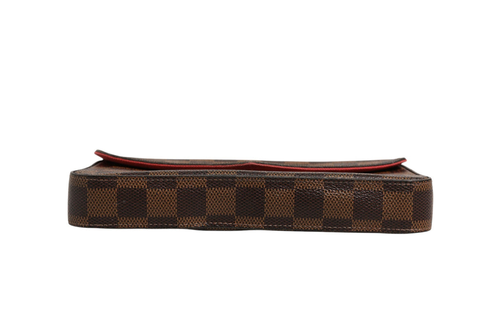 Louis Vuitton Damier Ebene Pochette Felice Chain Wallet