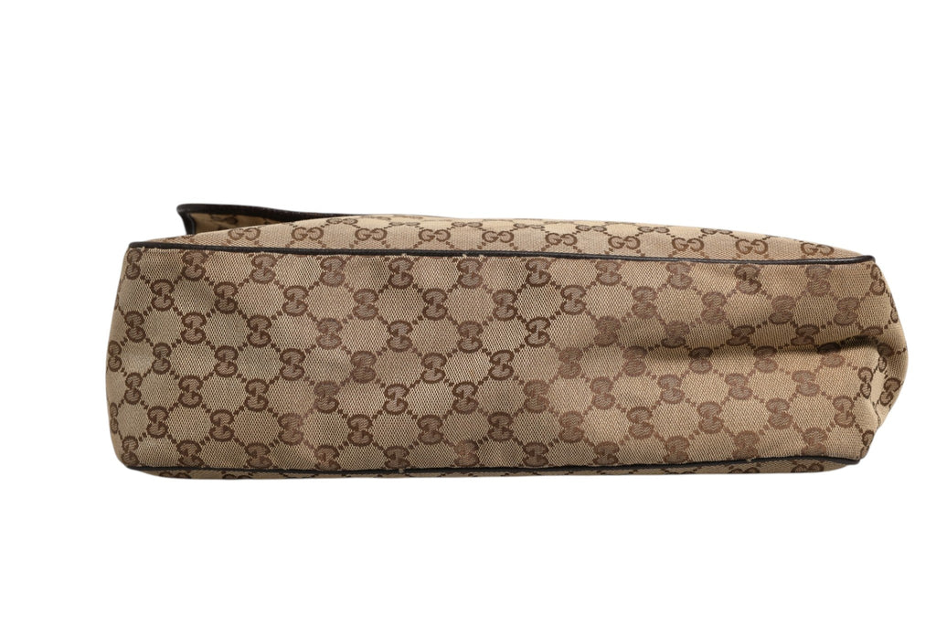 Gucci GG Canvas Flap Messenger Bag