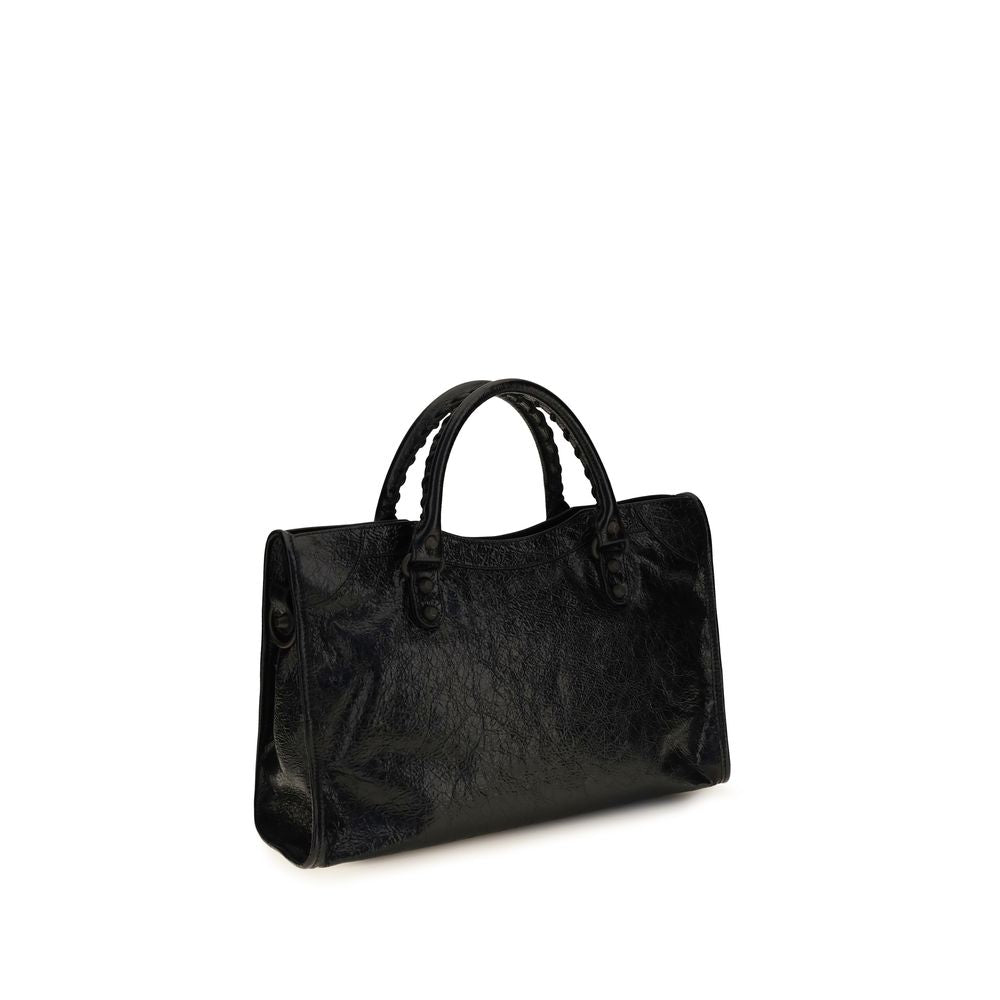 Balenciaga Black Lamb Ovis Aries Aries Handbag