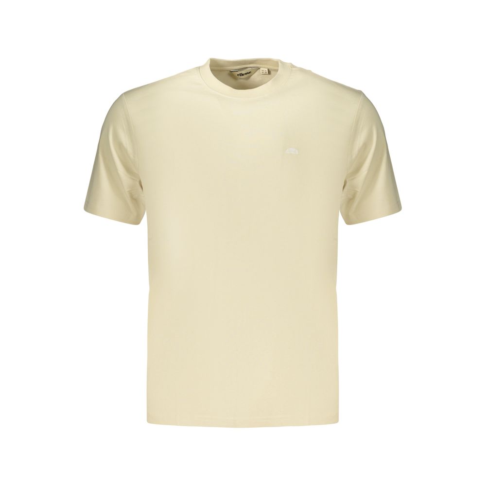 Ellesse Beige Cotton Mens T-Shirt