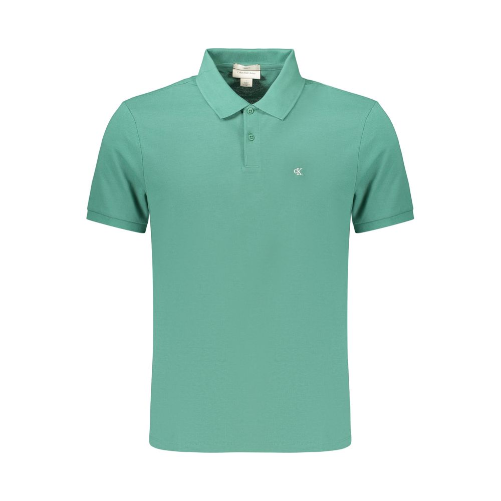 Calvin Klein Verde Cotton Mens Polo