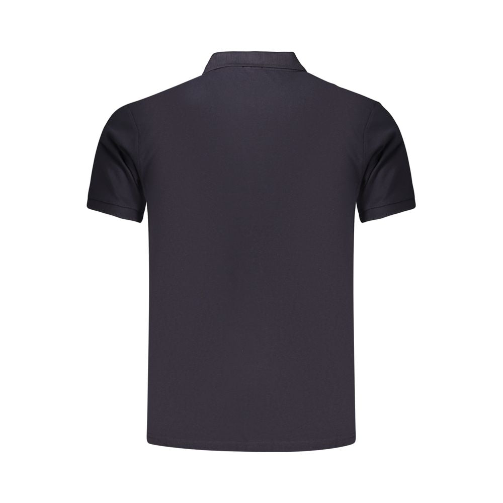 Rifle Blue Cotton Men's Polo Shirt