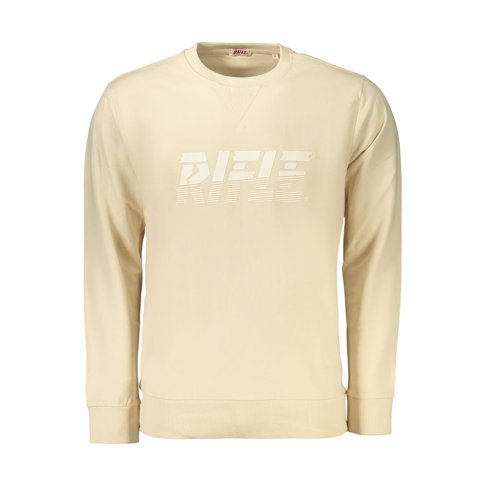 Rifle Beige Cotton Men's Sweatshirt