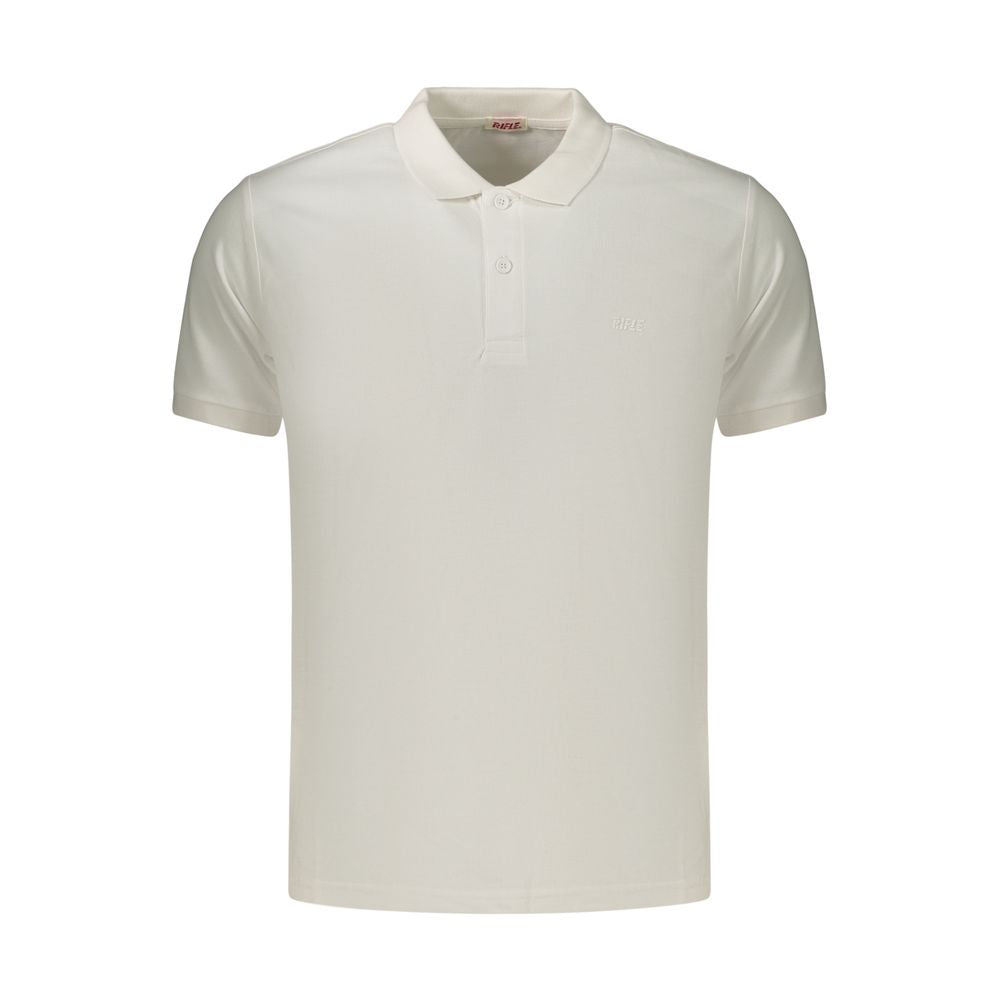 Rifle White Cotton Men's Polo Shirt