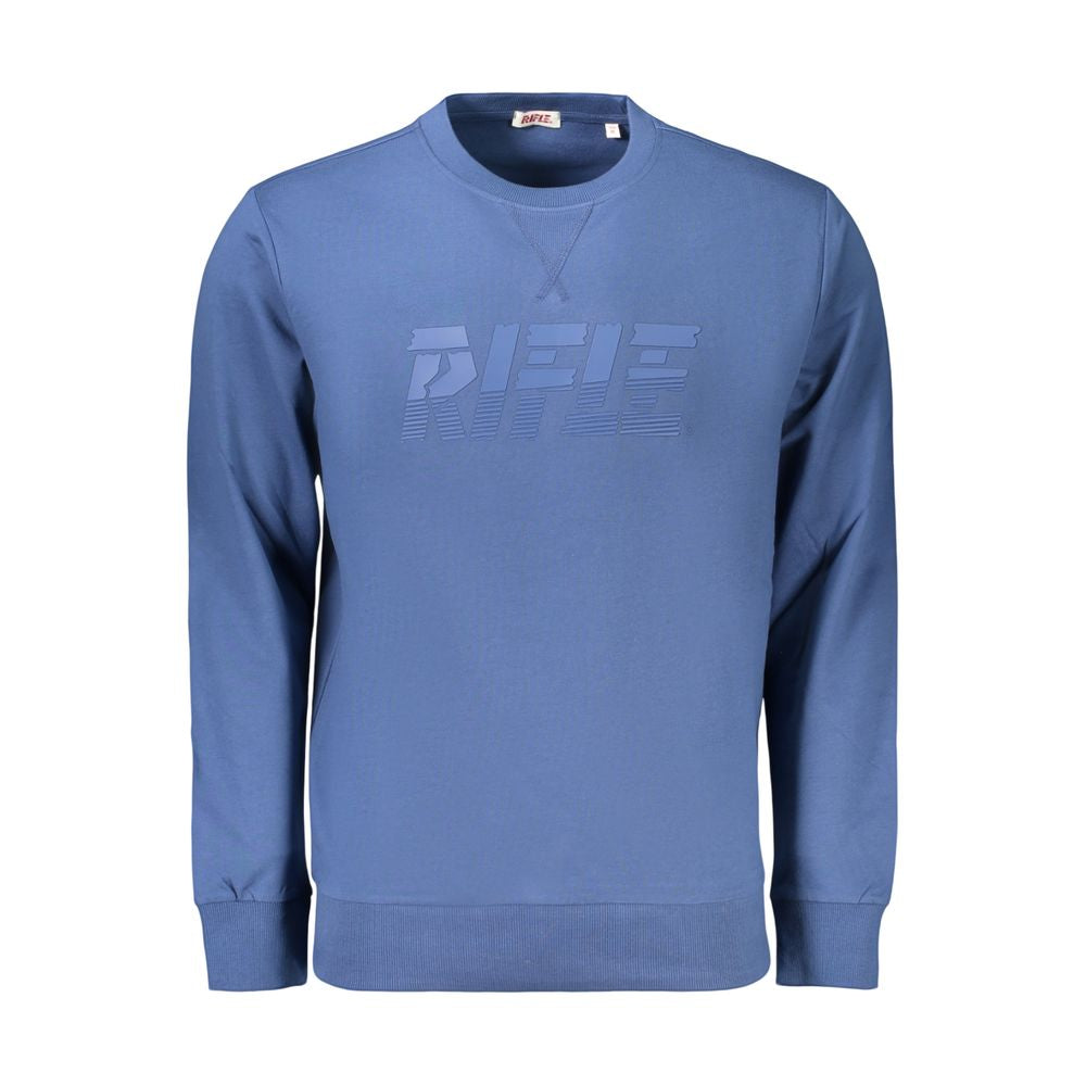 Rifle Blue Cotton Men's Sweatshirt