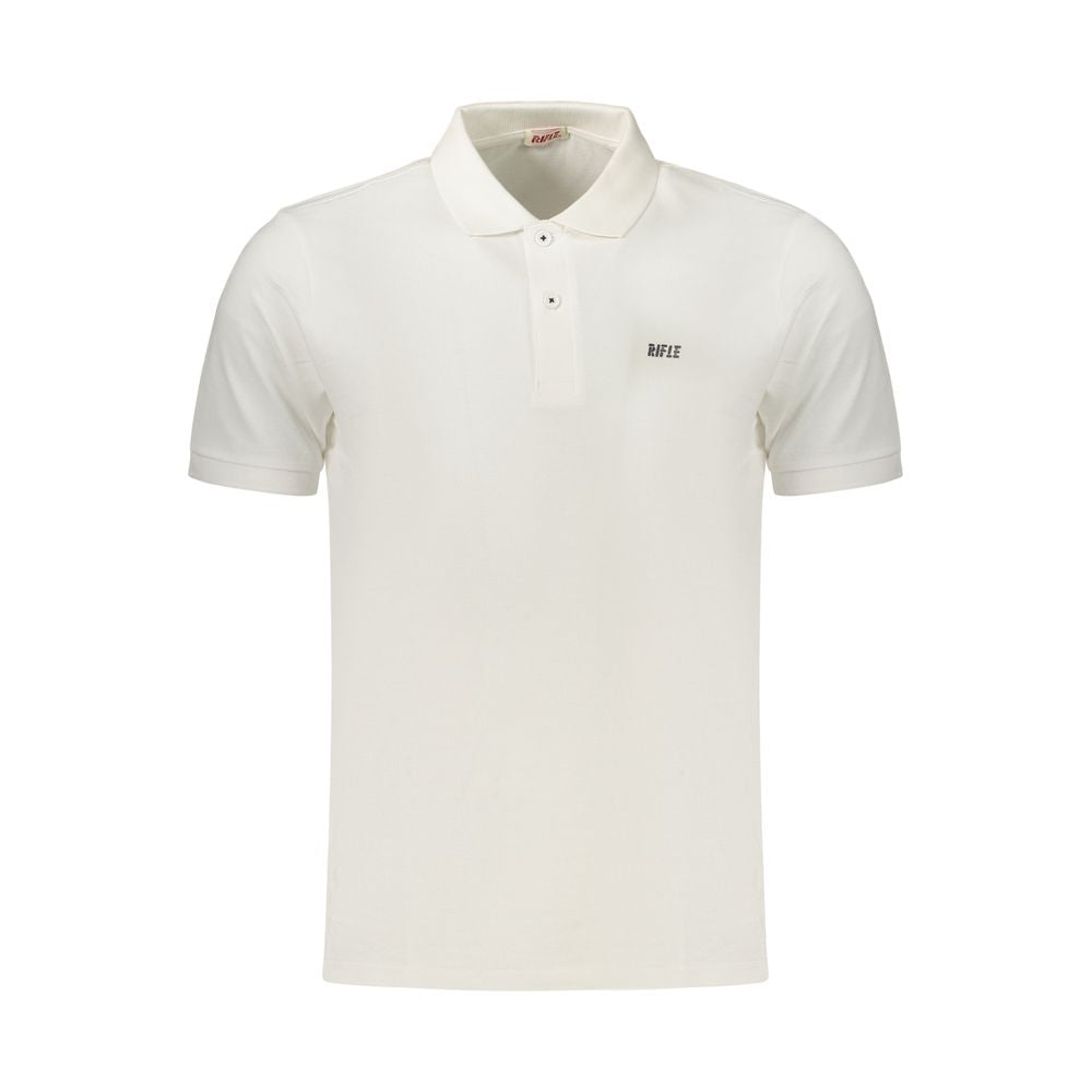 Rifle Bianco Cotton Men's Polo