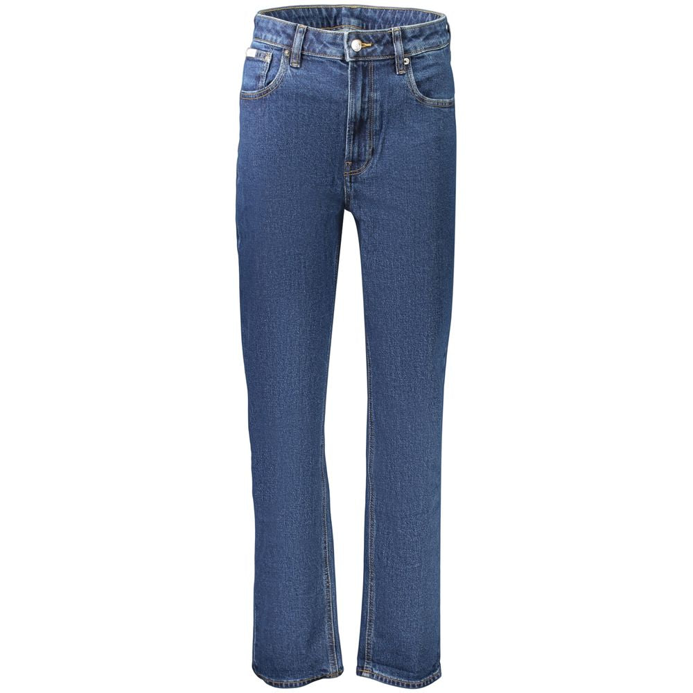 Calvin Klein Blue Cotton Women's Jeans