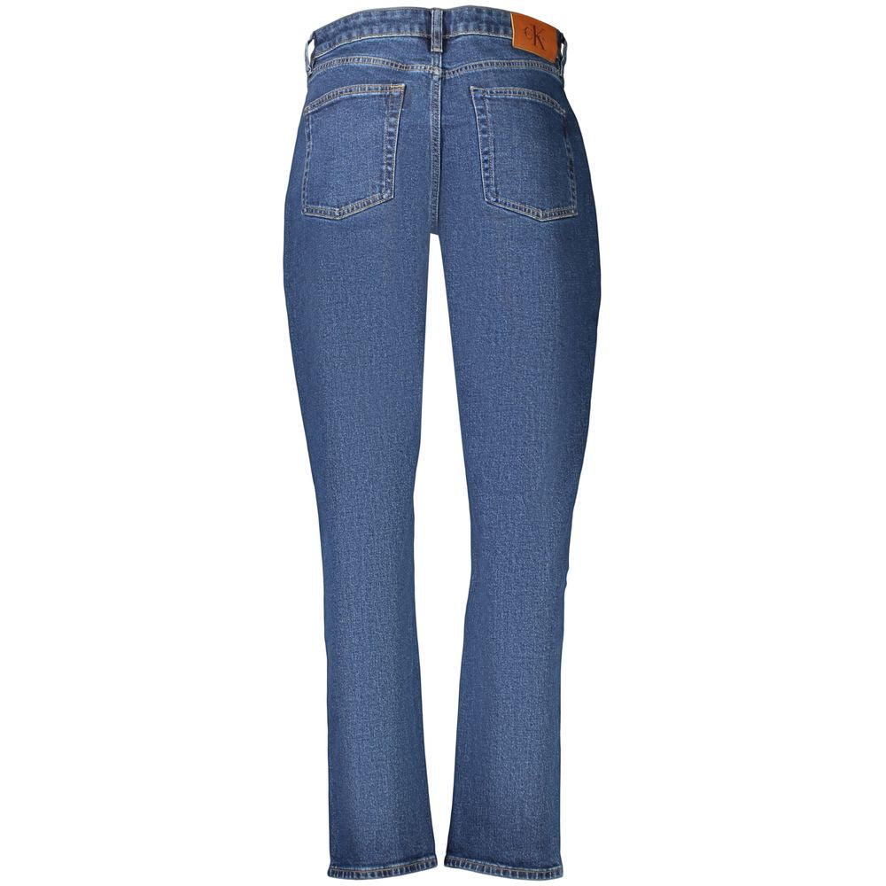 Calvin Klein Blue Cotton Women's Jeans