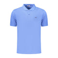 Rifle Blue Cotton Men's Polo Shirt