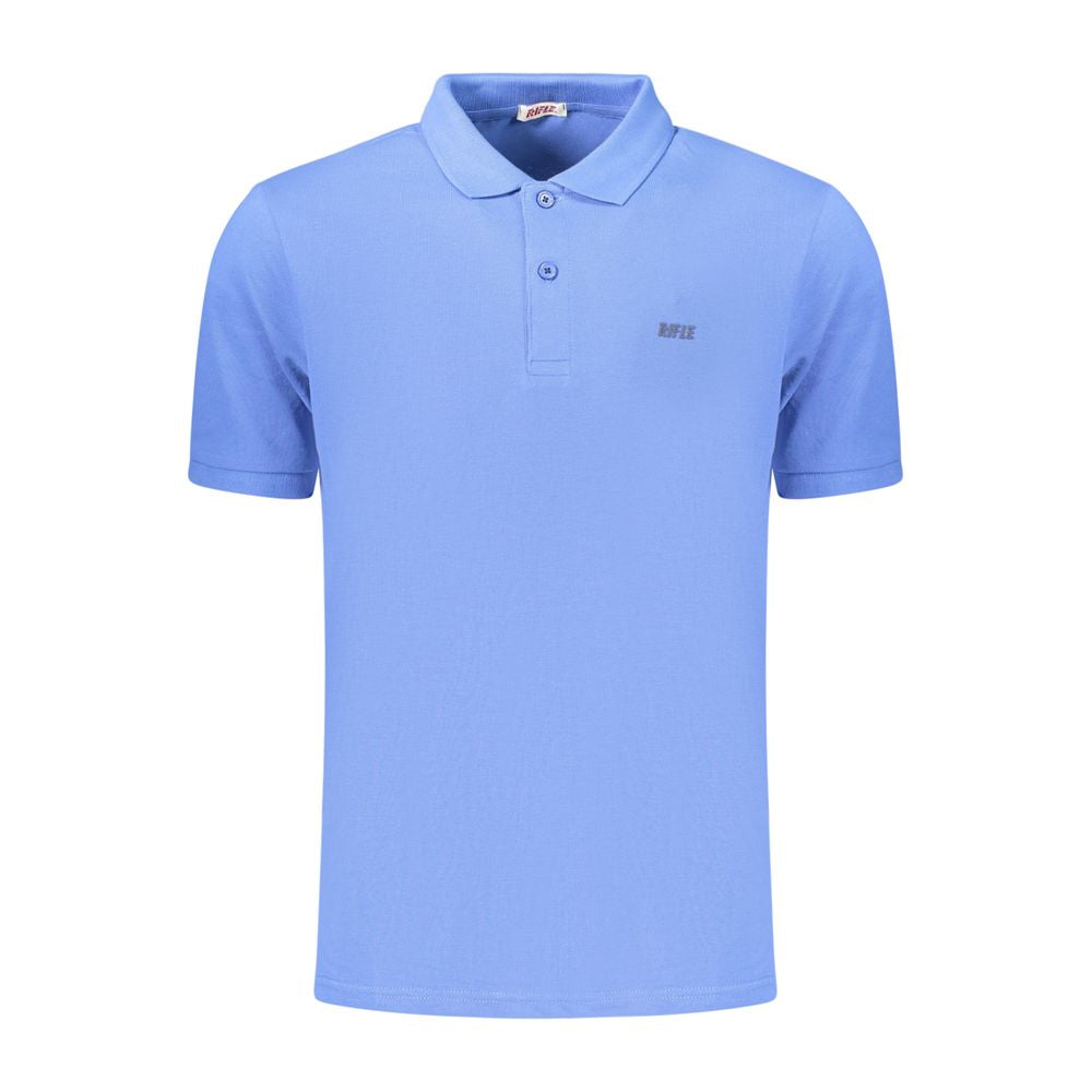 Rifle Blue Cotton Men's Polo Shirt